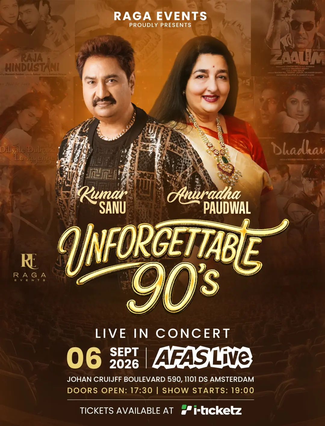 Kumar Sanu & Anuradha Paudwal - Live in Concert poster